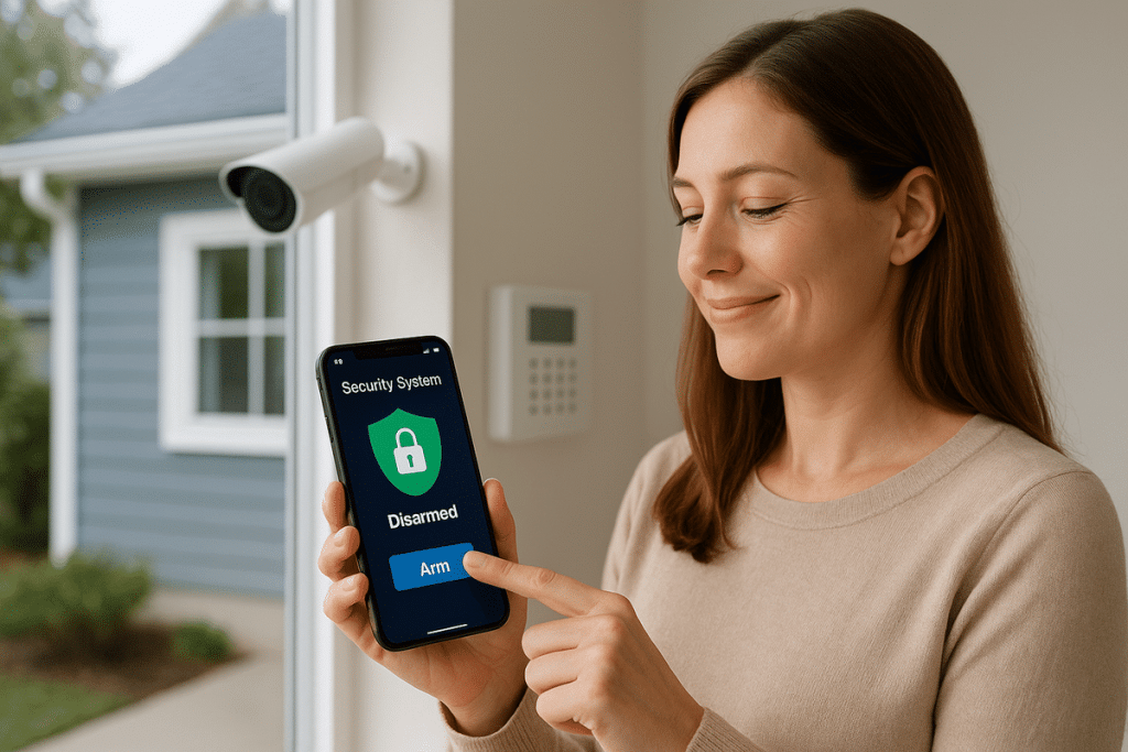 Remote security camera monitoring